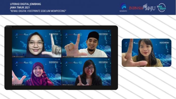 Webinar Literasi Digital Jombang Kenali Digital Footprints Sebelum