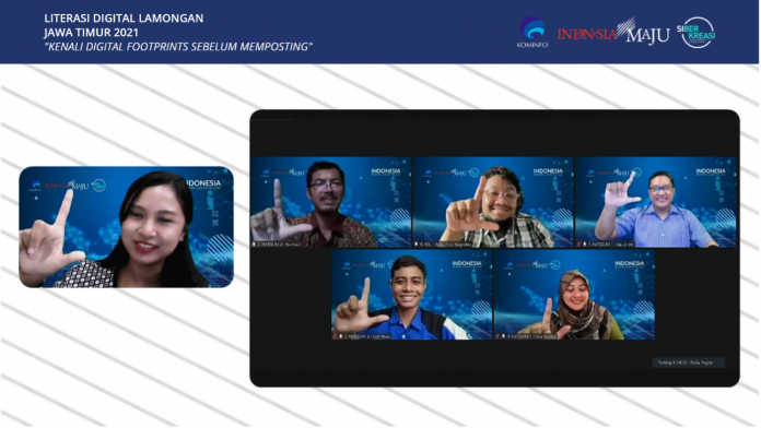 Webinar Literasi Digital Lamongan Kenali Digital Footprints Sebelum