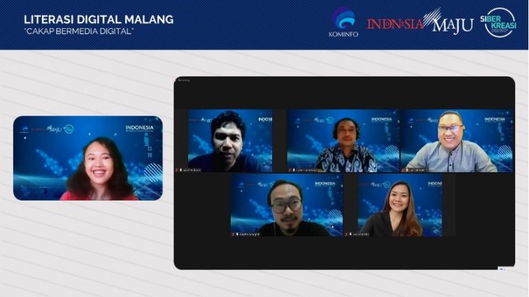 Webinar Literasi Digital Malang, Cakap Bermedia Digital