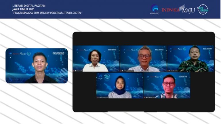 Pacitan Gelar Webinar Literasi Digital, Indonesia Makin Cakap Digital