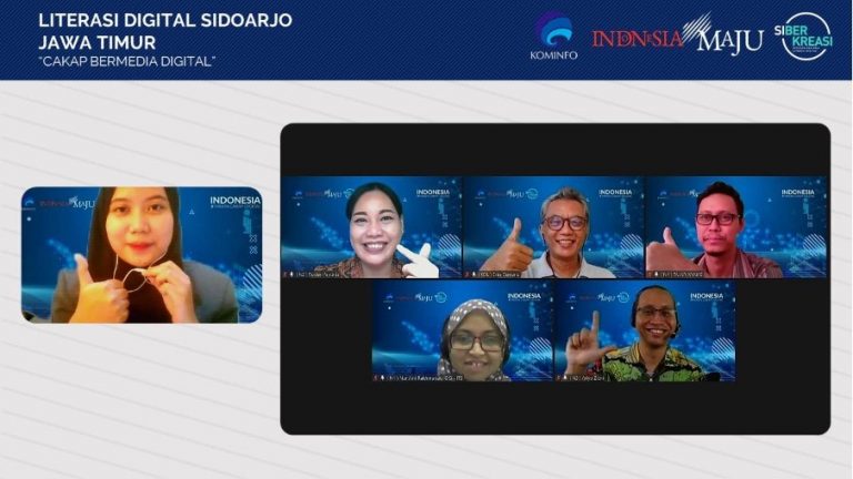 Sidoarjo Gelar Webinar Literasi Digital, Indonesia Makin Cakap Digital