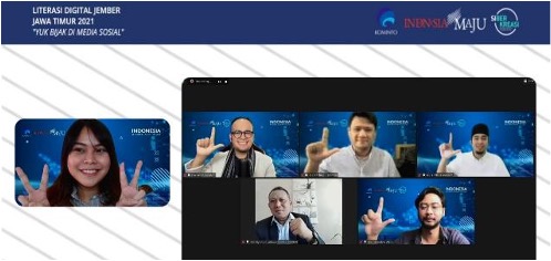 Webinar Literasi Digital Jember, Yuk Bijak di Media Sosial