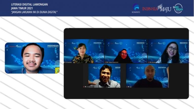 Webinar Literasi Digital Lamongan, Jangan Lakukan Ini di Dunia Digital