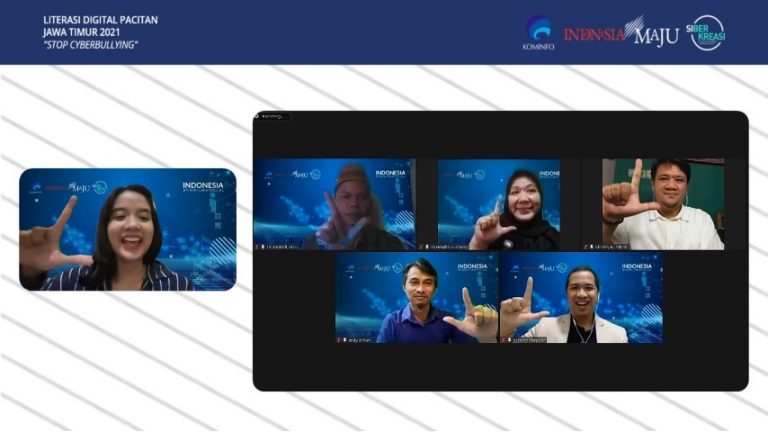 Webinar Literasi Digital Pacitan, Stop Cyberbullying