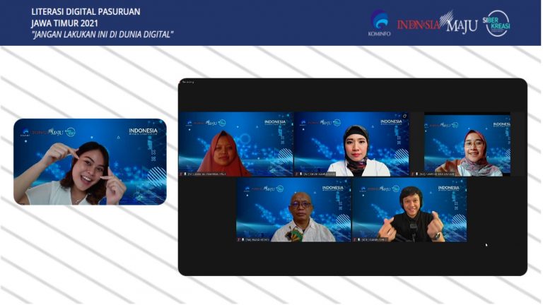 Webinar Literasi Digital Pasuruan, Jangan Lakukan Ini di Dunia Digital