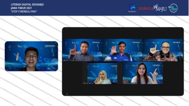 Webinar Literasi Digital Sidoarjo, Stop Cyberbullying