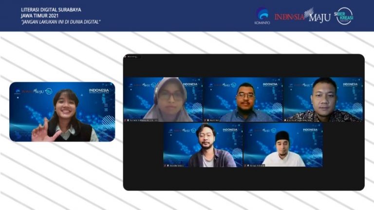 Webinar Literasi Digital Surabaya, Jangan Lakukan Ini di Dunia Digital