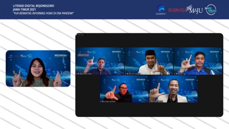 Webinar Literasi Digital Bojonegoro, Yuk Berantas Informasi Hoax di Era Pandemi