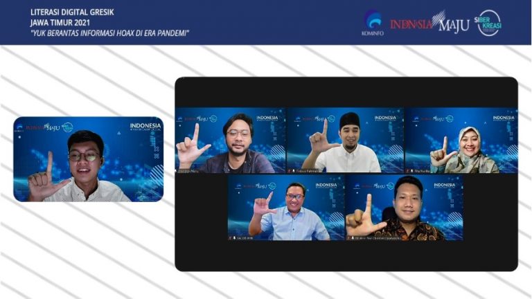 Webinar Literasi Digital Gresik, Yuk Berantas Informasi Hoax di Era Pandemi