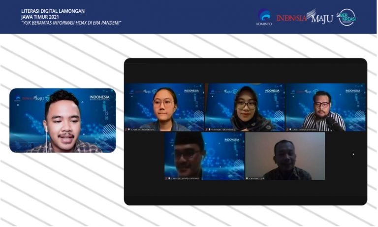 Webinar Literasi Digital Lamongan, Yuk Berantas Informasi Hoax di Era Pandemi