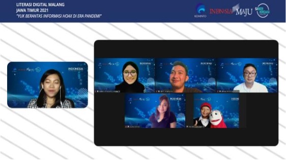 Webinar Literasi Digital Malang, Yuk Berantas Informasi Hoax di Era Pandemi